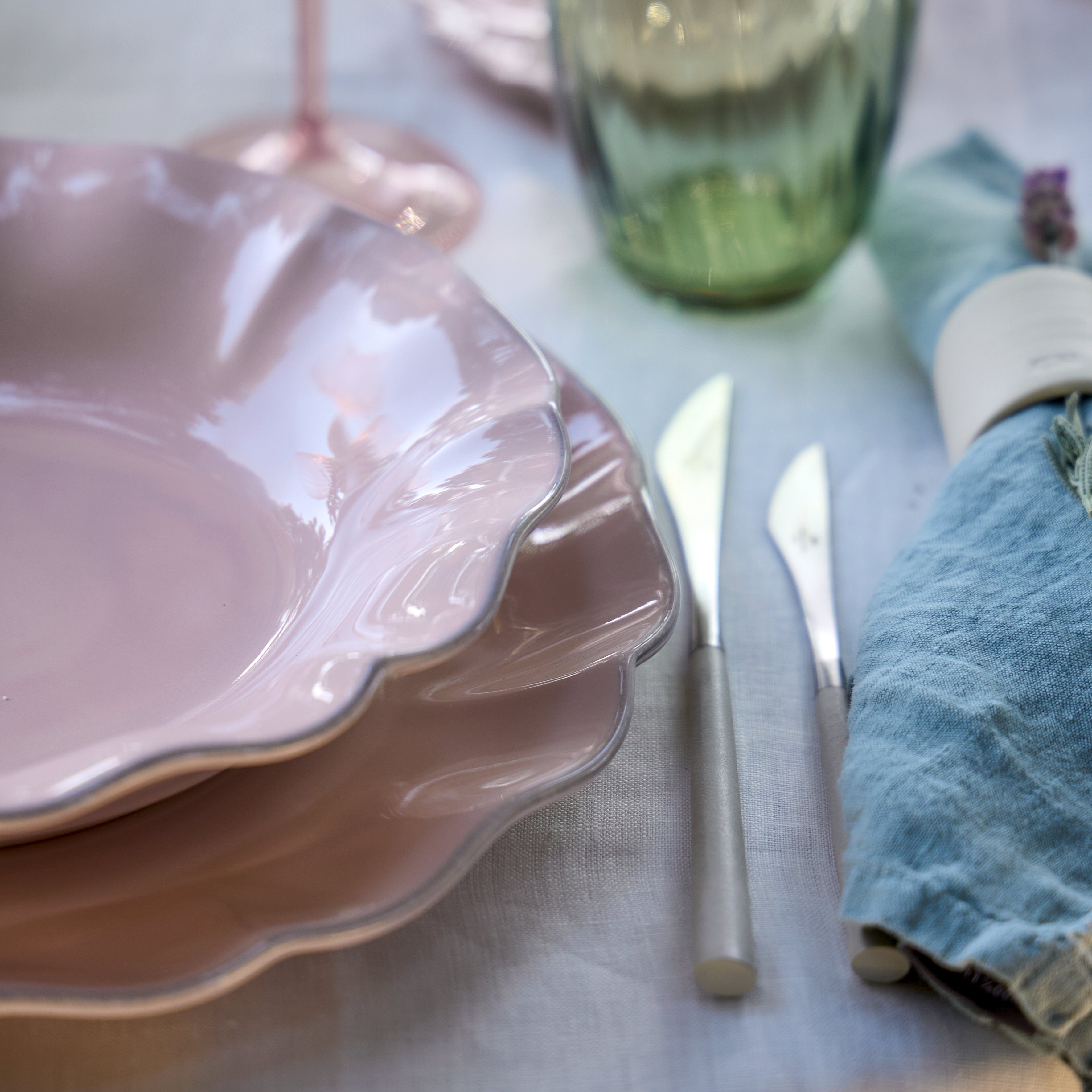 Soup/Pasta Plate Rosa Set of 6