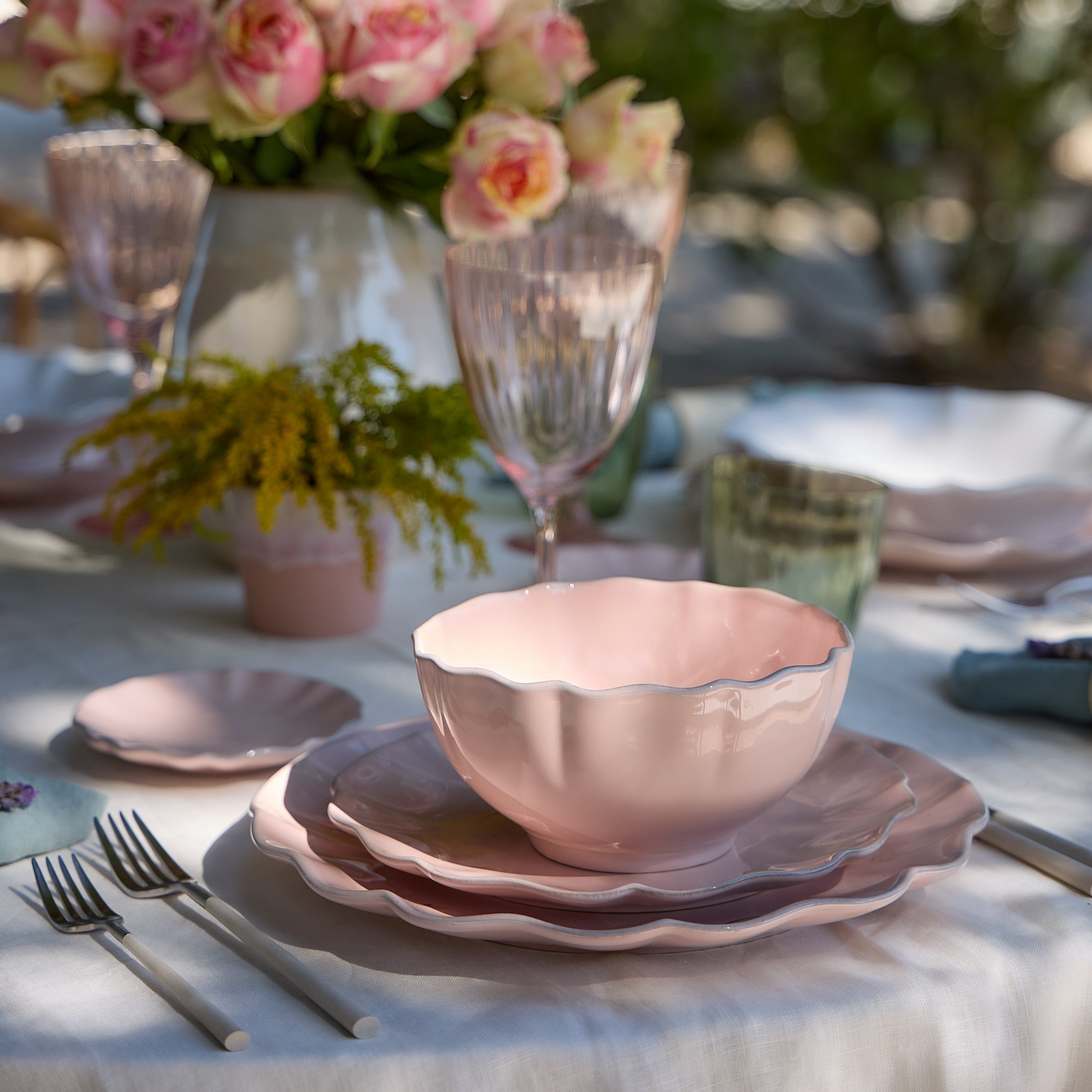 Soup/Cereal Bowl Rosa Set of 6