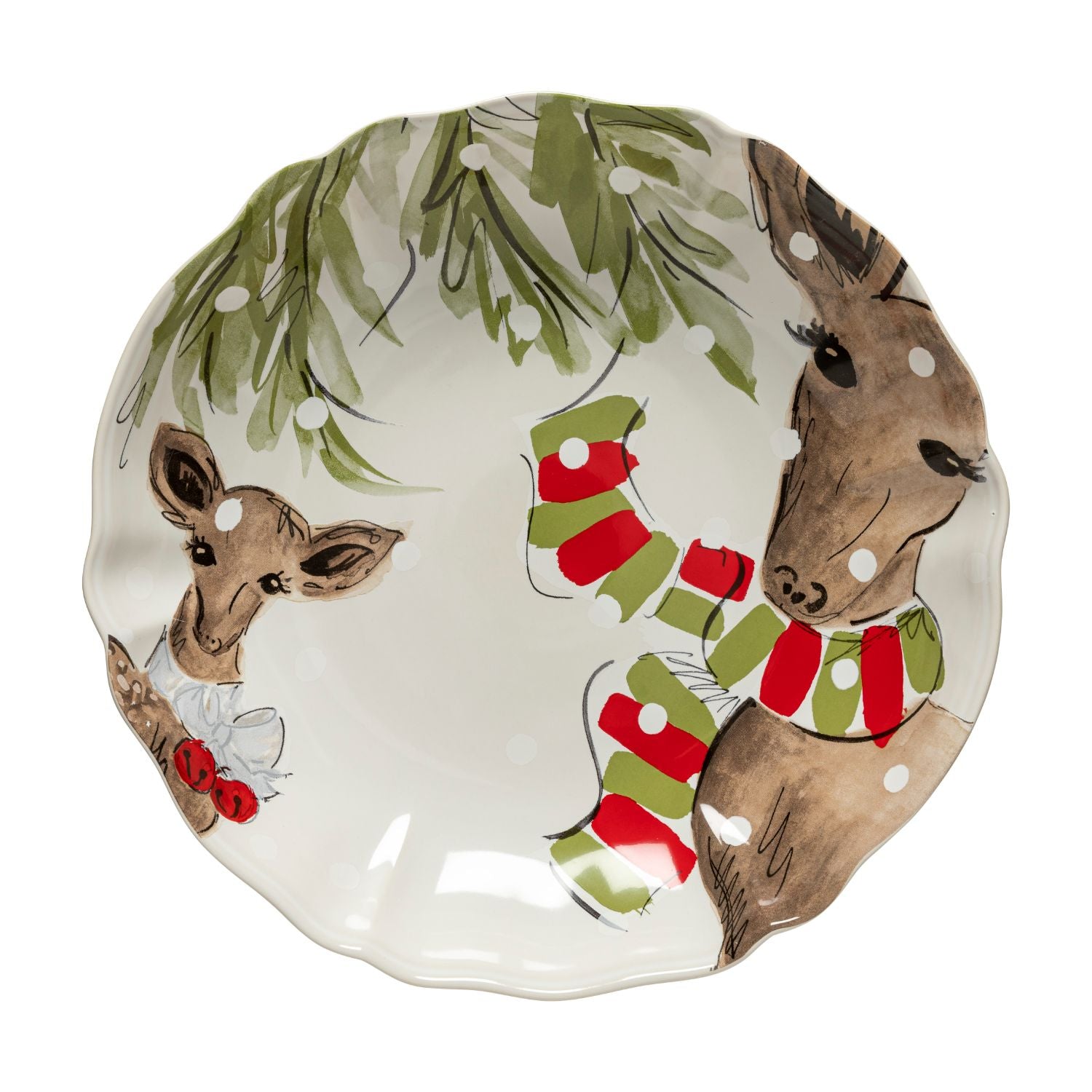 Pasta/Serving Bowl Deer Friends by Casafina