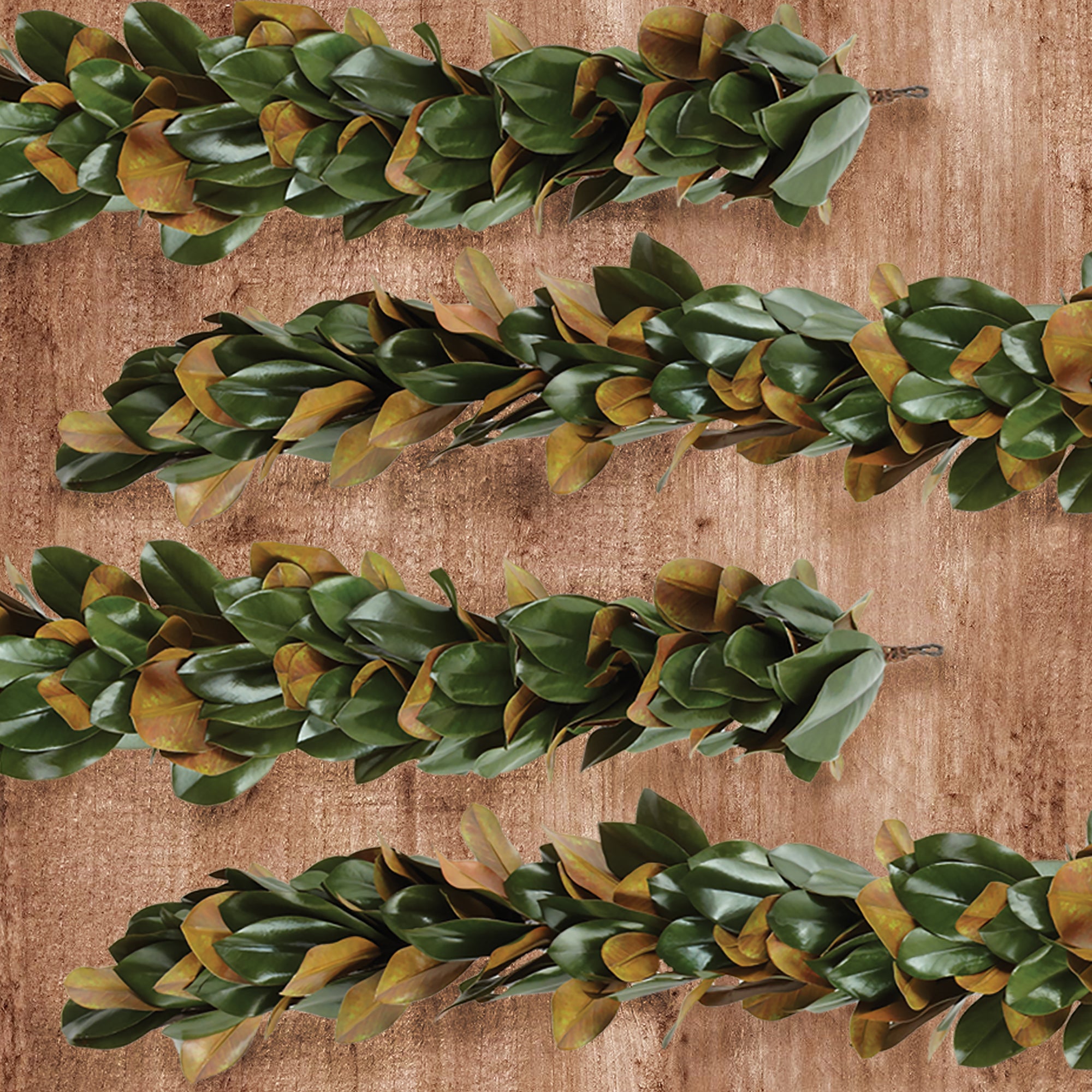 Southern Magnolia Leaf Garland 72"
