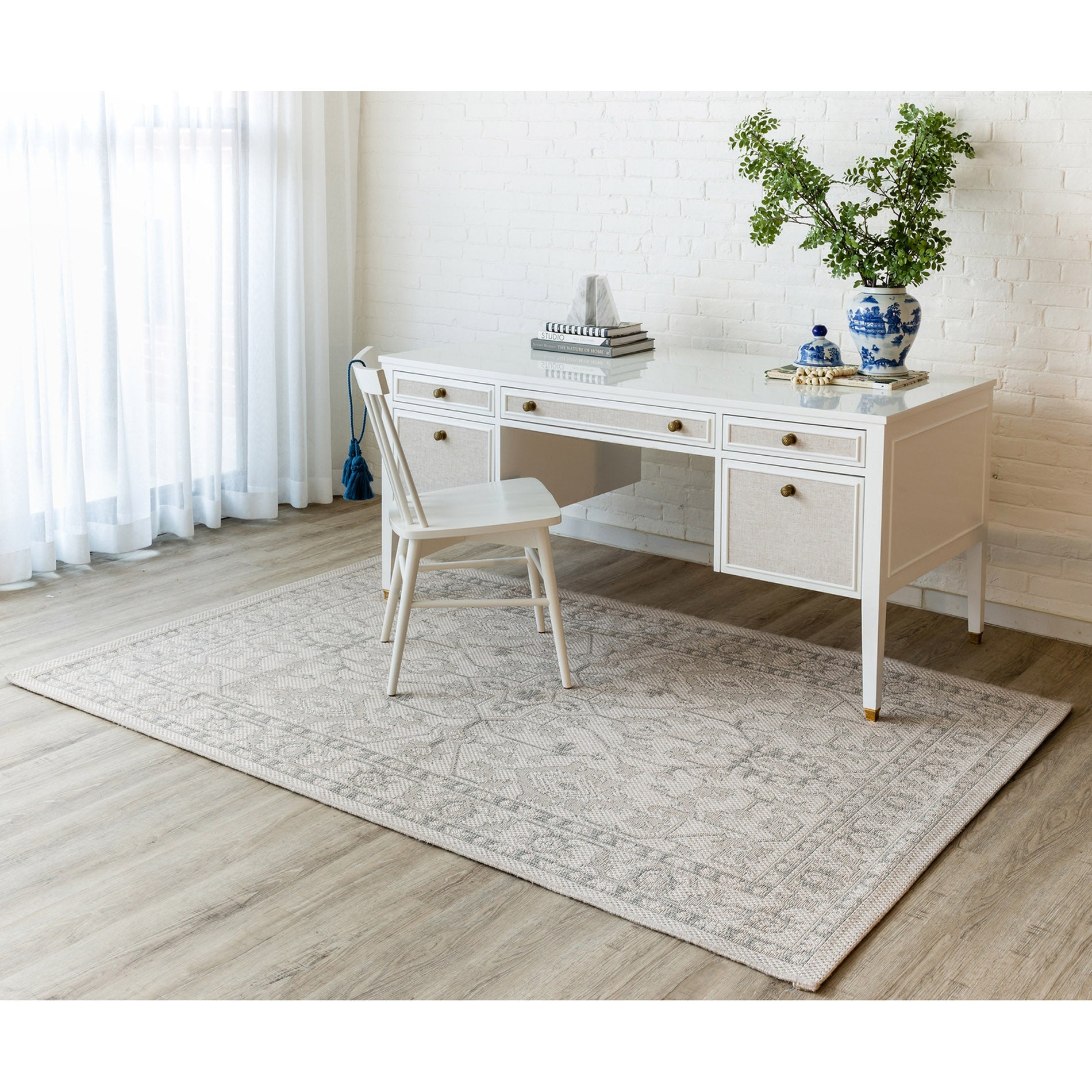 Erin Gates by Momeni Downeast Boothbay Grey Machine Made Polypropylene Area Rug