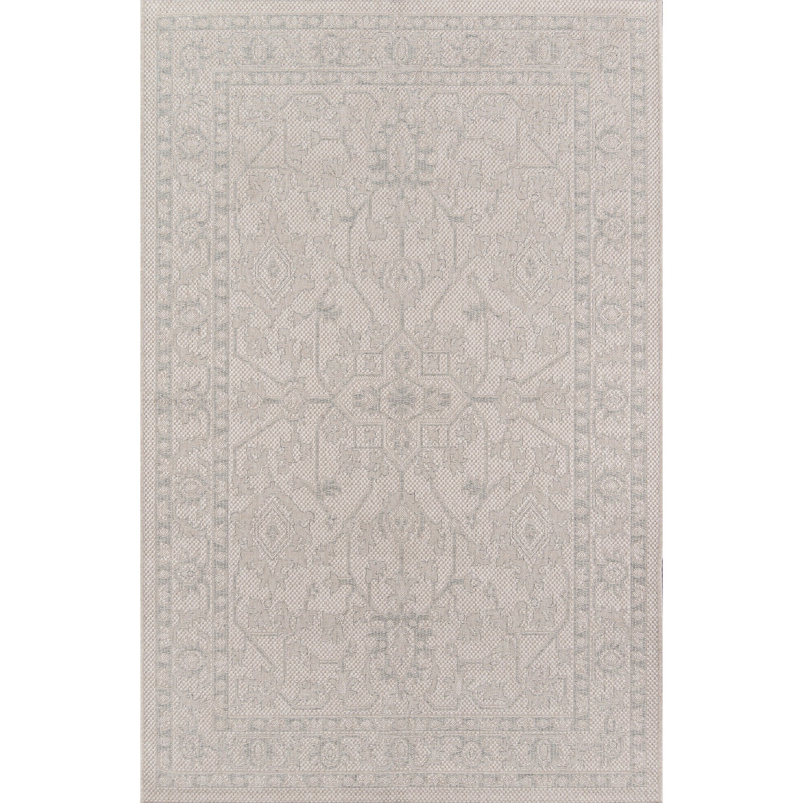 Erin Gates by Momeni Downeast Boothbay Grey Machine Made Polypropylene Area Rug