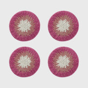 Ombre coasters, pink