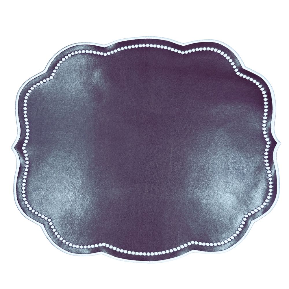 Charlotte Placemat - Dark Cocoa Vegan Leather (Set of 4)