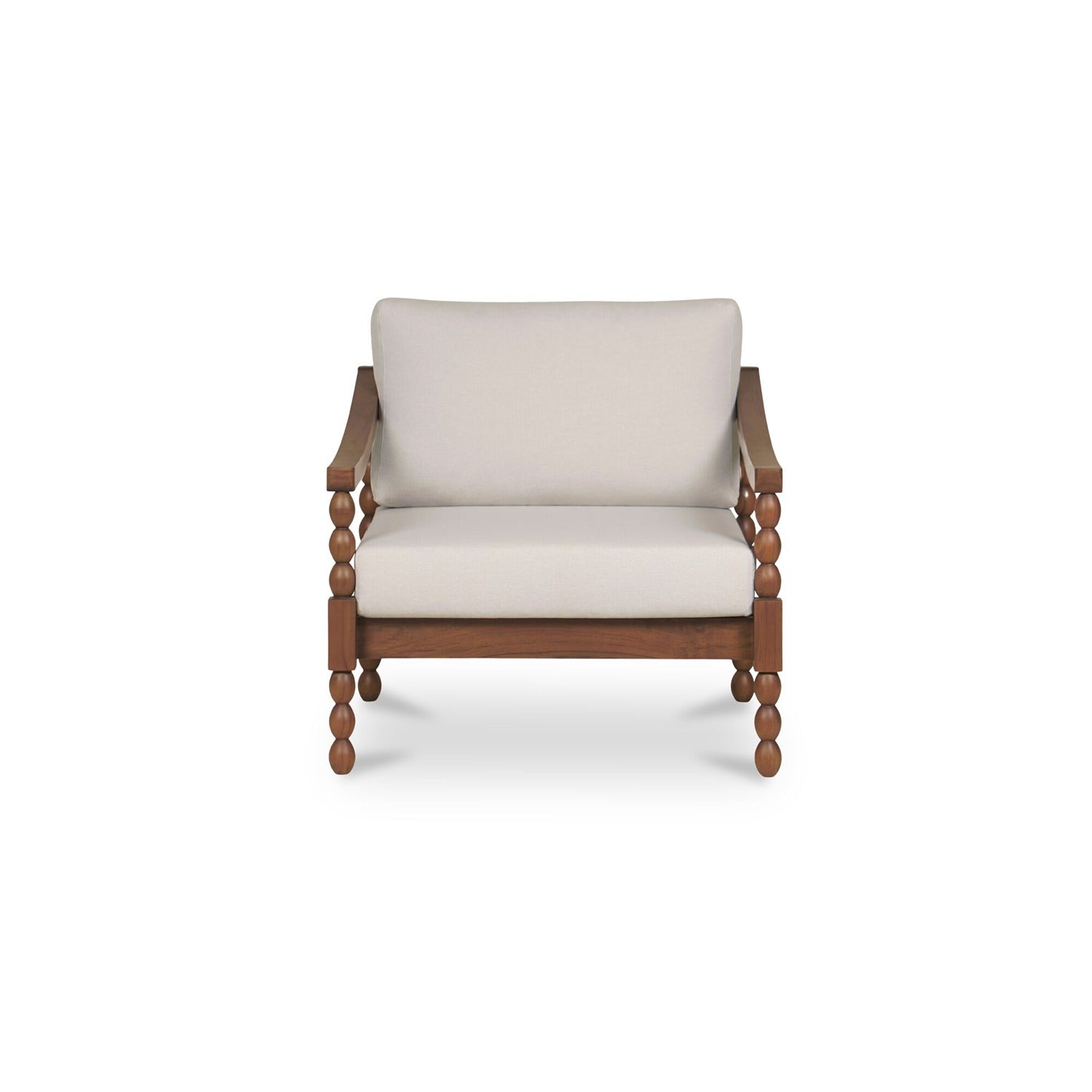 Veronica Outdoor Accent Chair Brown