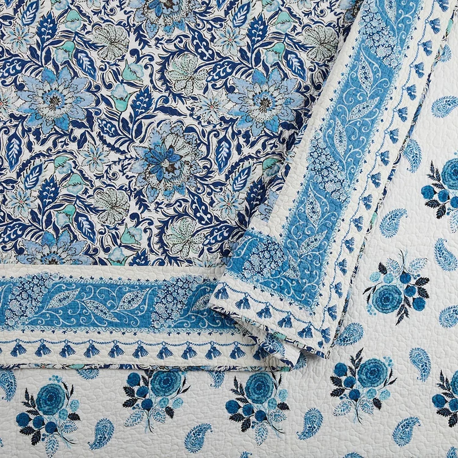 Royal Bisou Floral Quilt - 3pc Set