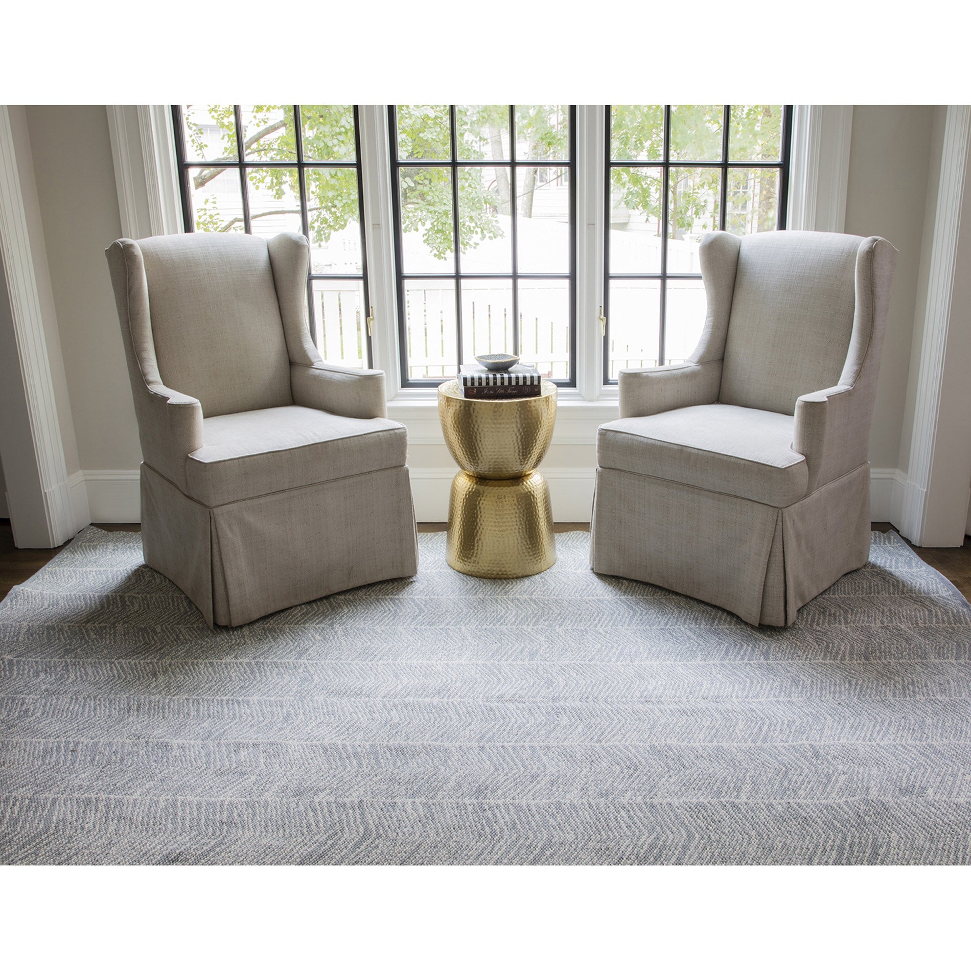 Erin Gates by Momeni Easton Congress Grey Hand Woven Indoor Outdoor Area Rug