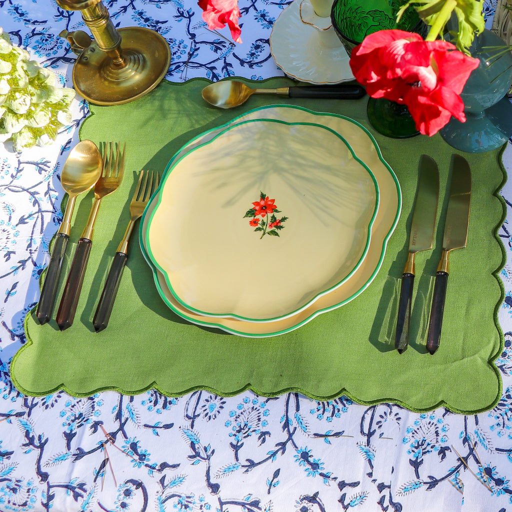 Eleanor Royal Blue Tablecloth