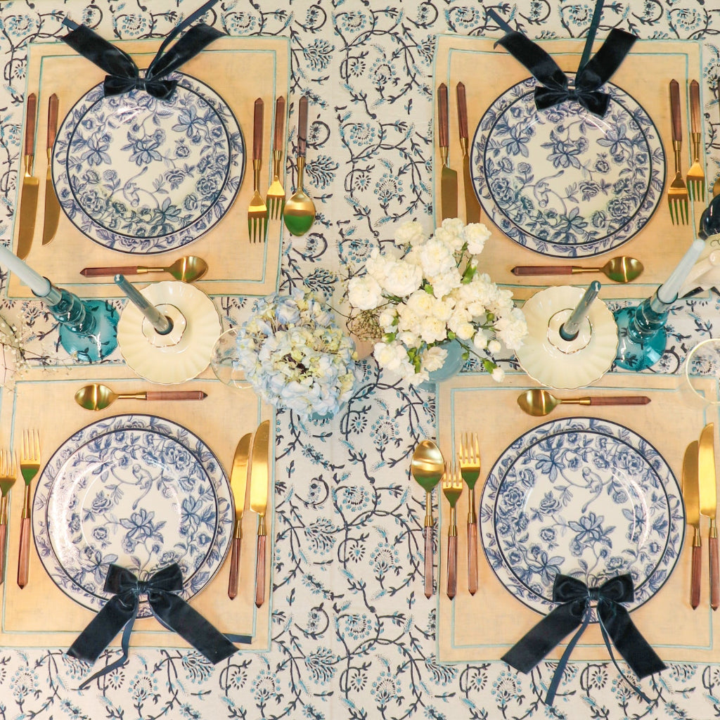 Eleanor Royal Blue Tablecloth