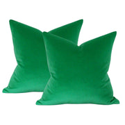 Emerald Green Velvet - Set of 2