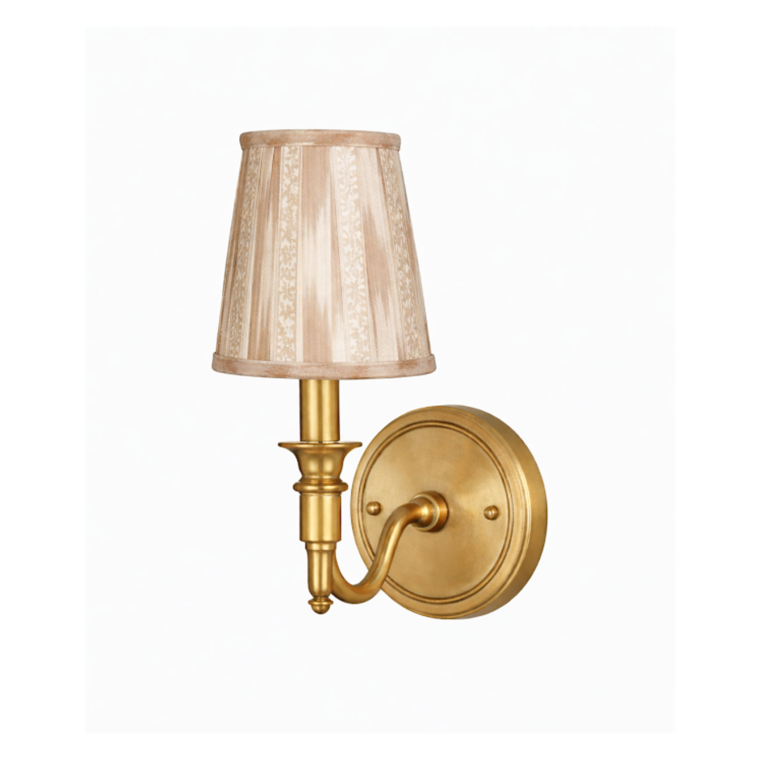 Brown Ikat Sconce Shade