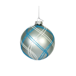 Sparkle Trellis Ball Ornament