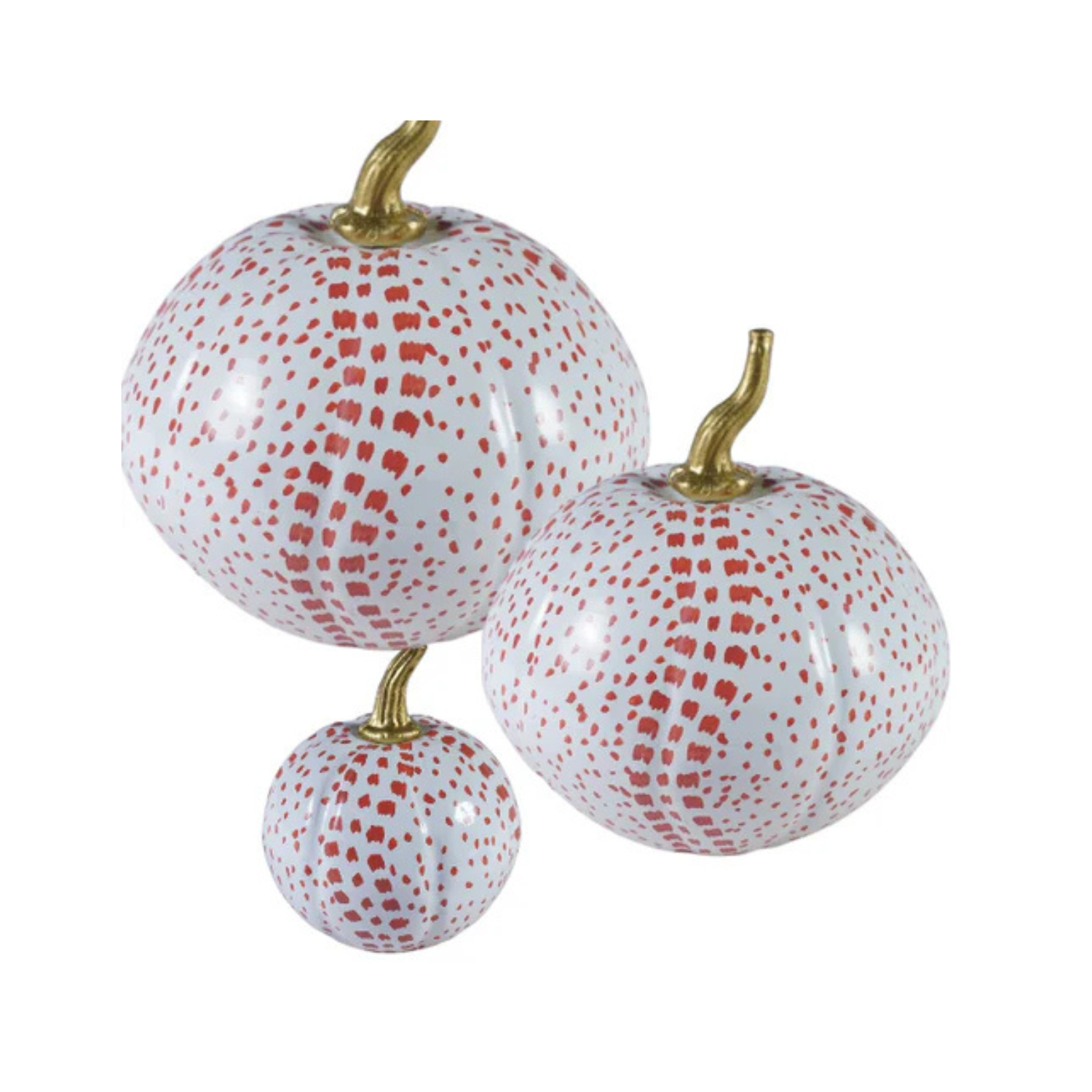 Rusty Red Dot Pumpkin