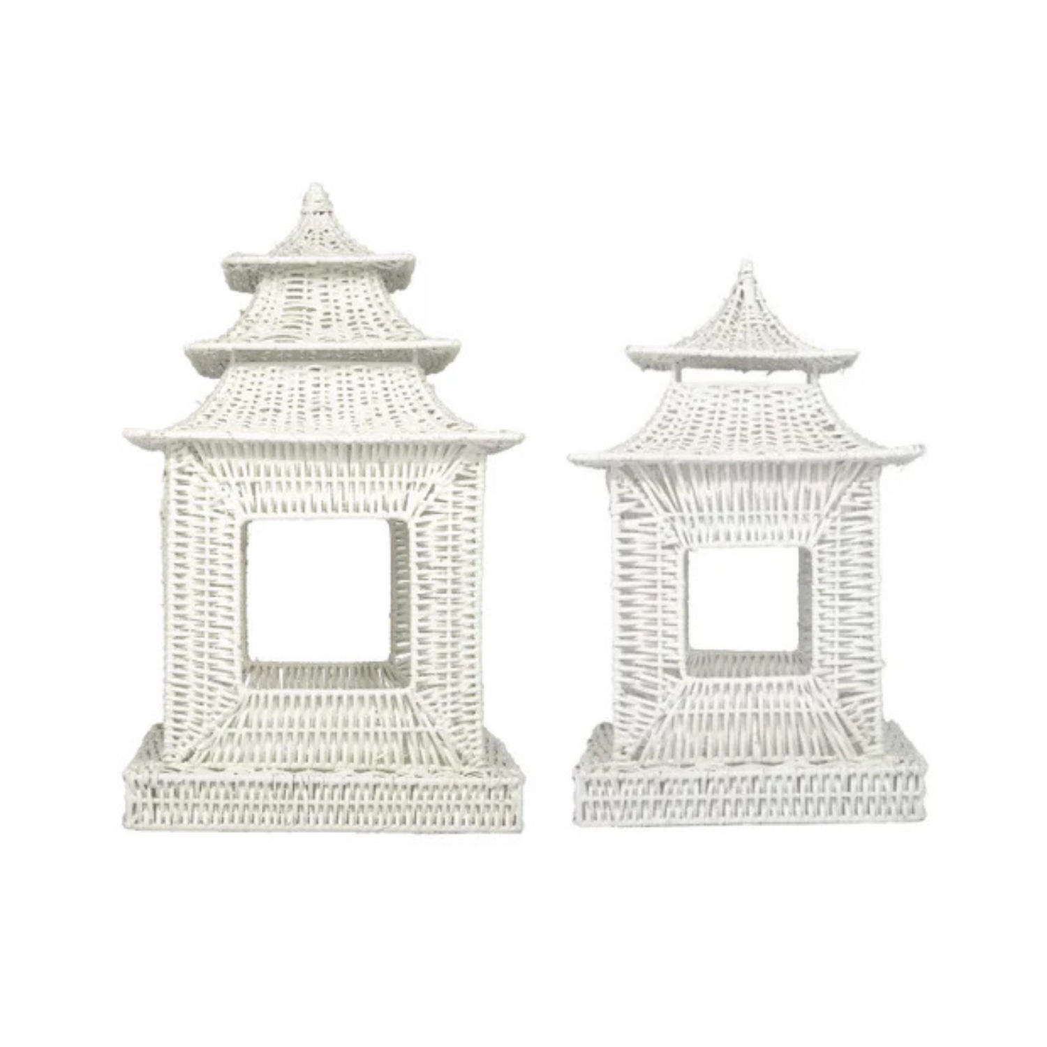 White Square Pagoda (2 Sizes)