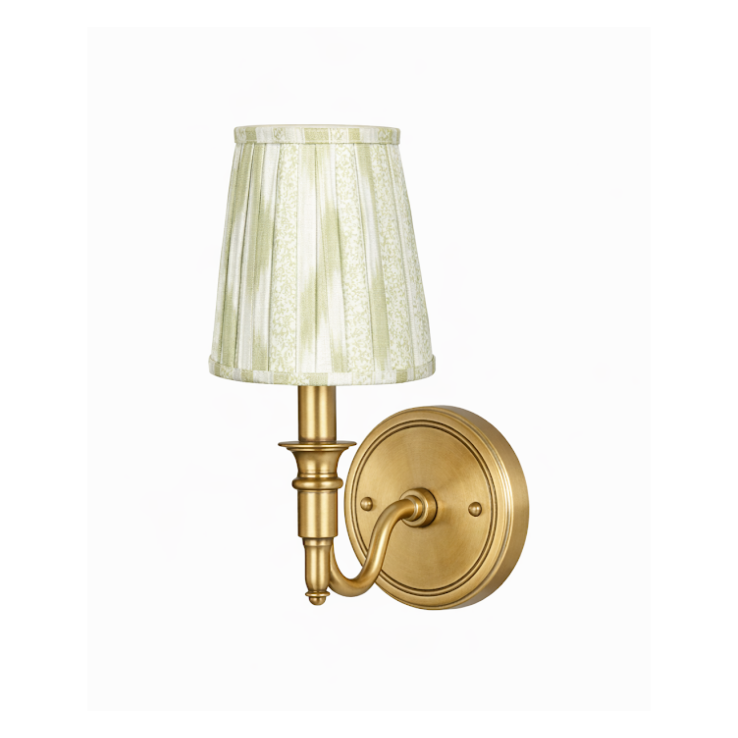 Green Ikat Sconce Shade
