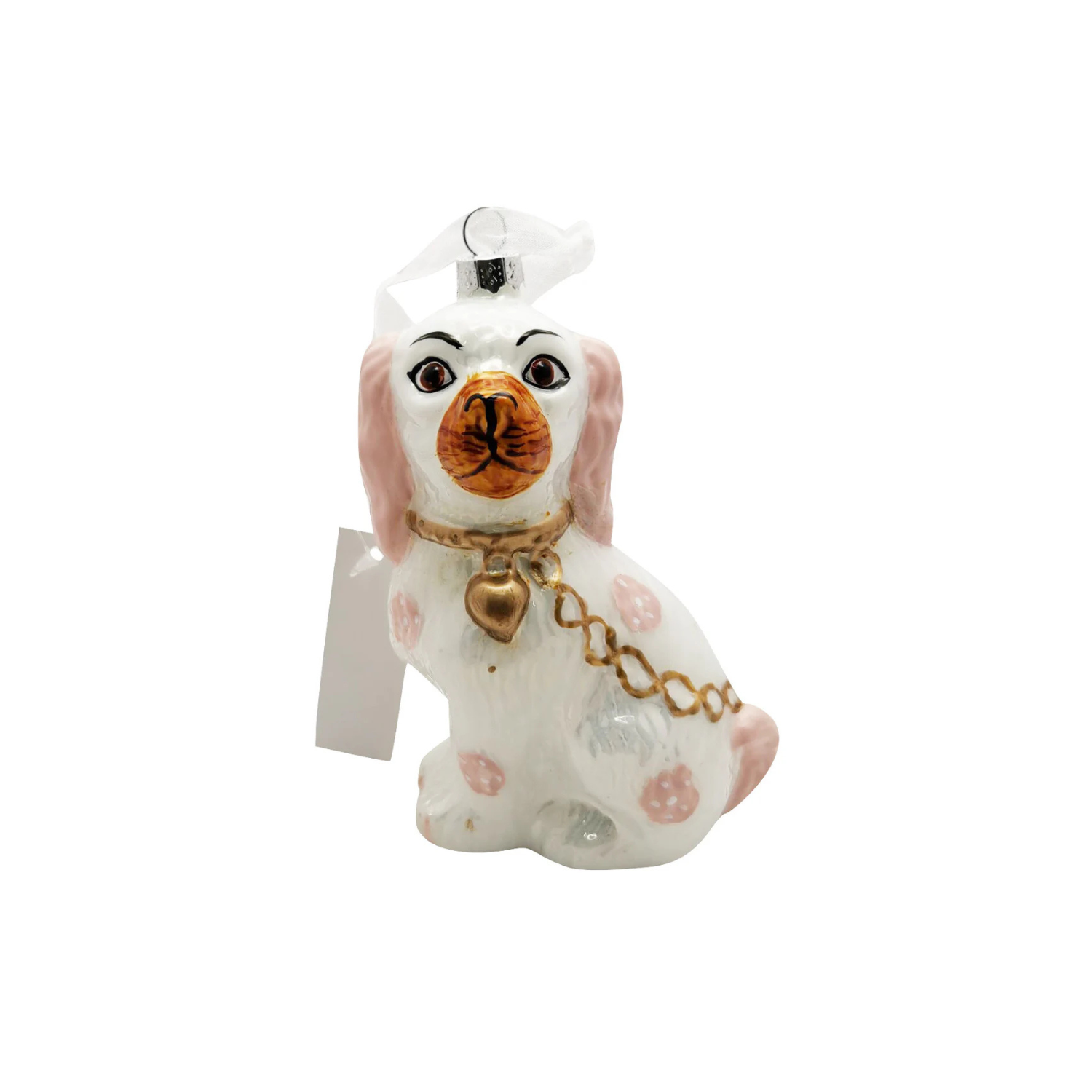Pink Staffordshire Dog Gift Topper