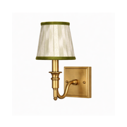 Green Velvet Ikat Sconce Shade