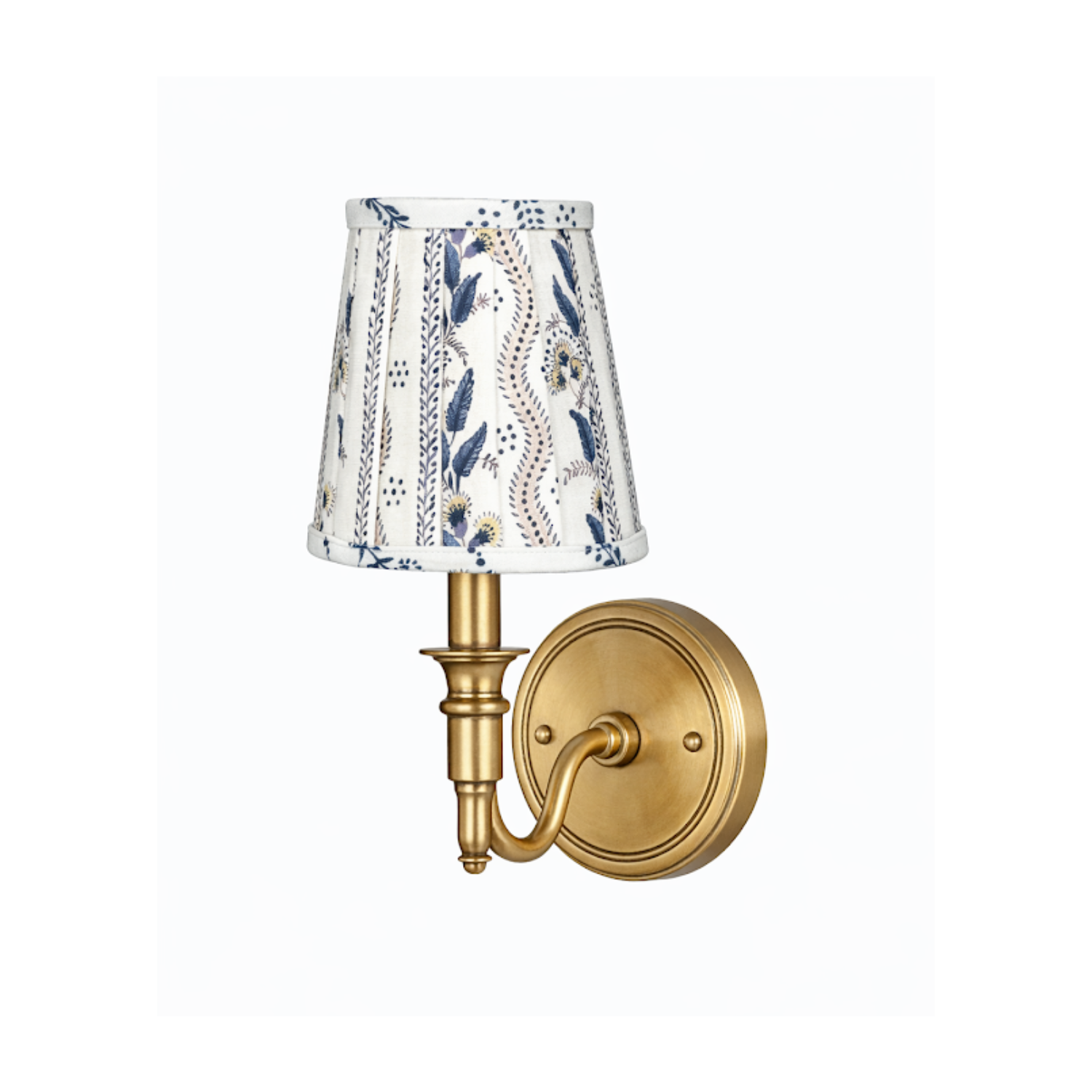 Blue Trellis Sconce Shade