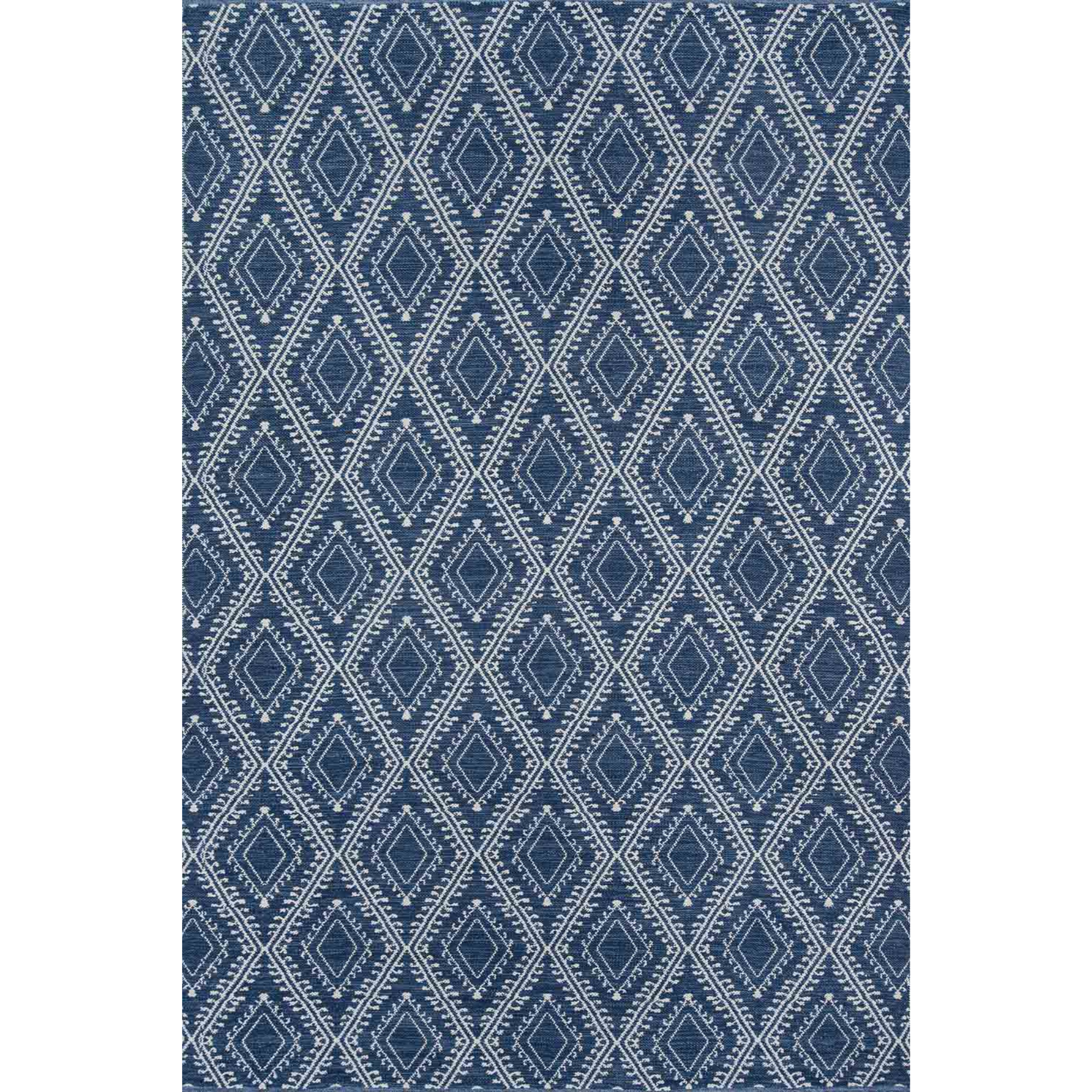 Erin Gates by Momeni Easton Pleasant Navy Hand Woven Indoor Outdoor Area Rug