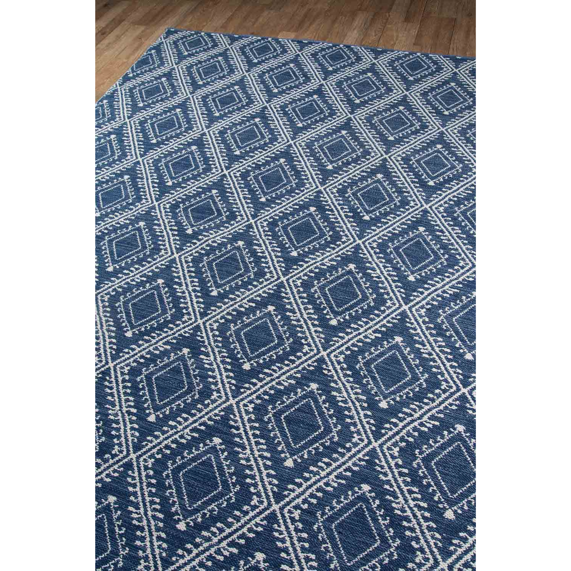 Erin Gates by Momeni Easton Pleasant Navy Hand Woven Indoor Outdoor Area Rug