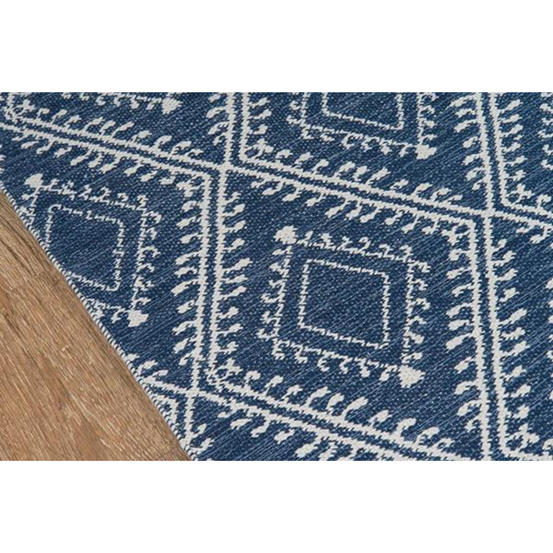 Erin Gates by Momeni Easton Pleasant Navy Hand Woven Indoor Outdoor Area Rug