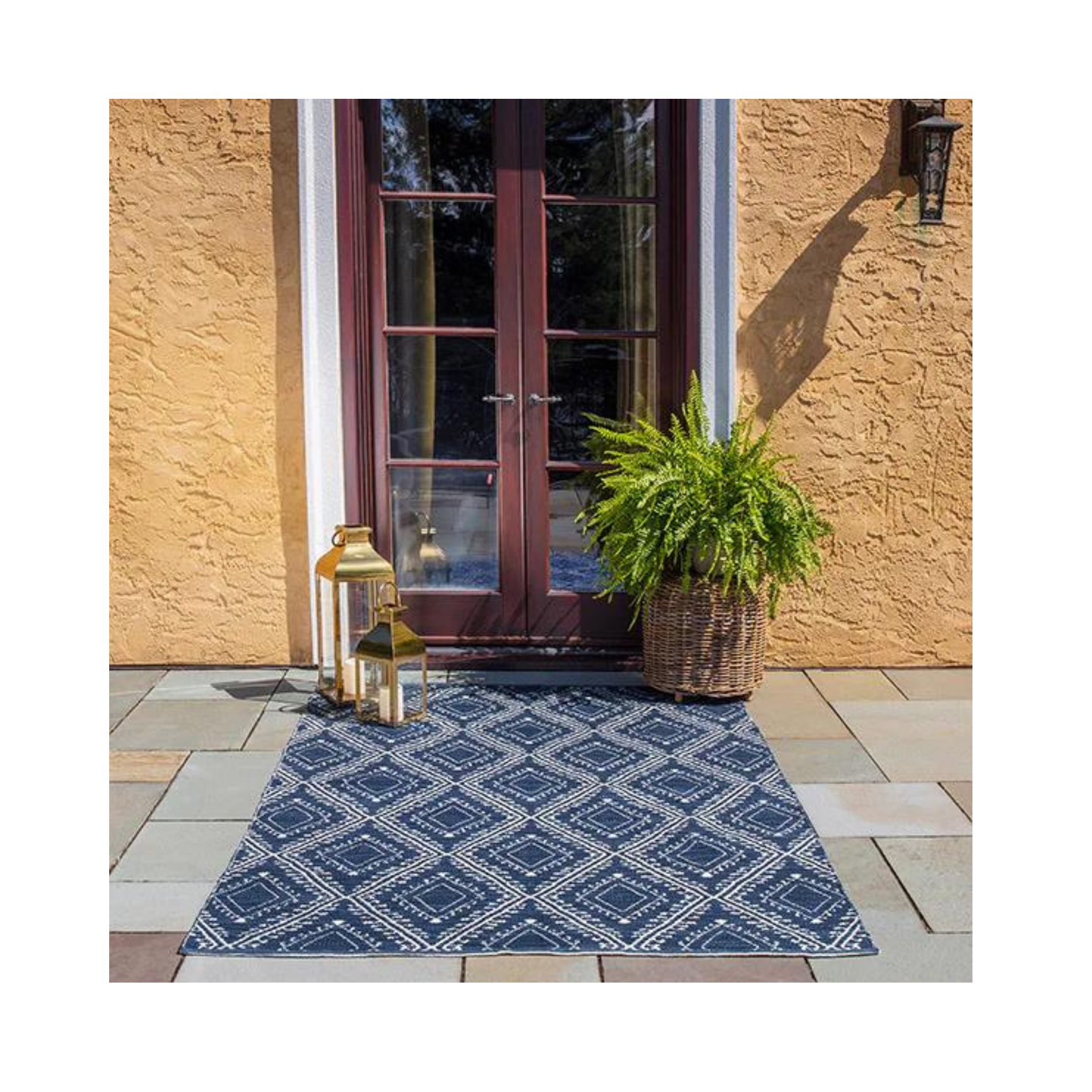 Erin Gates by Momeni Easton Pleasant Navy Hand Woven Indoor Outdoor Area Rug