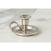 Chamberstick Candle Holder, Small, Silver