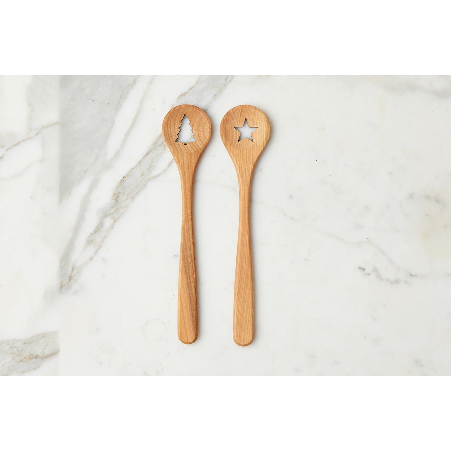 Euro Holiday Spoon Set, Beechwood