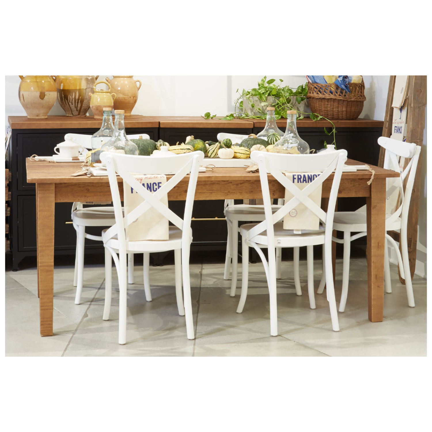 Provence Farm Table, Natural, 84"