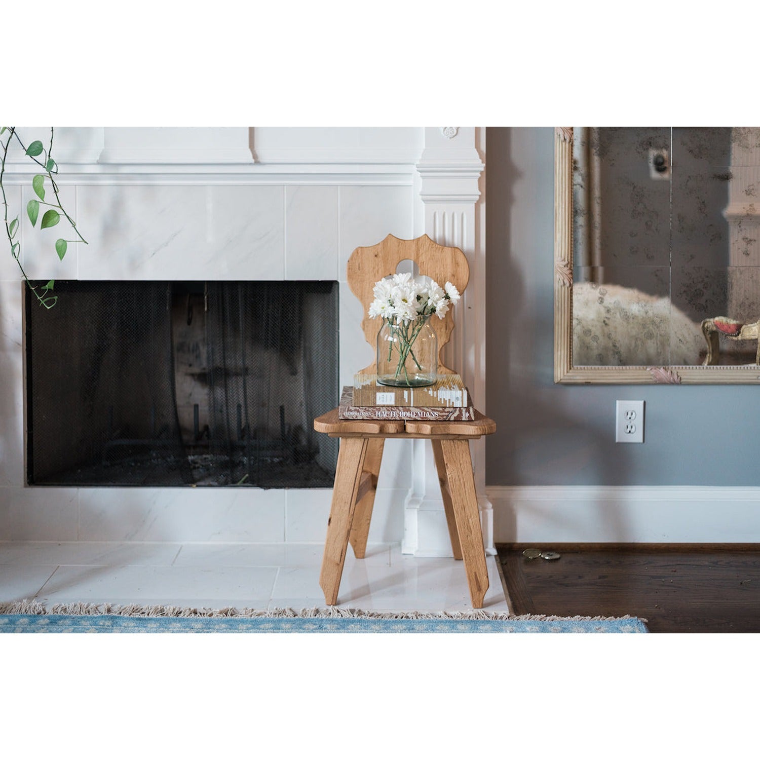 Tyrol Accent Chair, Natural Clover