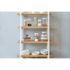 White with Natural, Pantry Shelf Unit