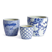 Farrow Dynasty Flower Pots, Set of 3
