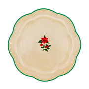 Fabled Flora Scalloped Starter Plate - Set of 4 (+1 Bonus Plate)
