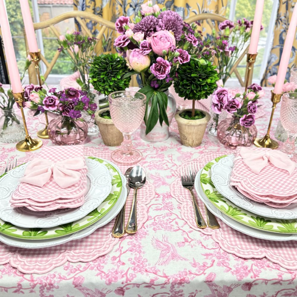 Bettina Placemat - Pink Gingham (Set of 4)