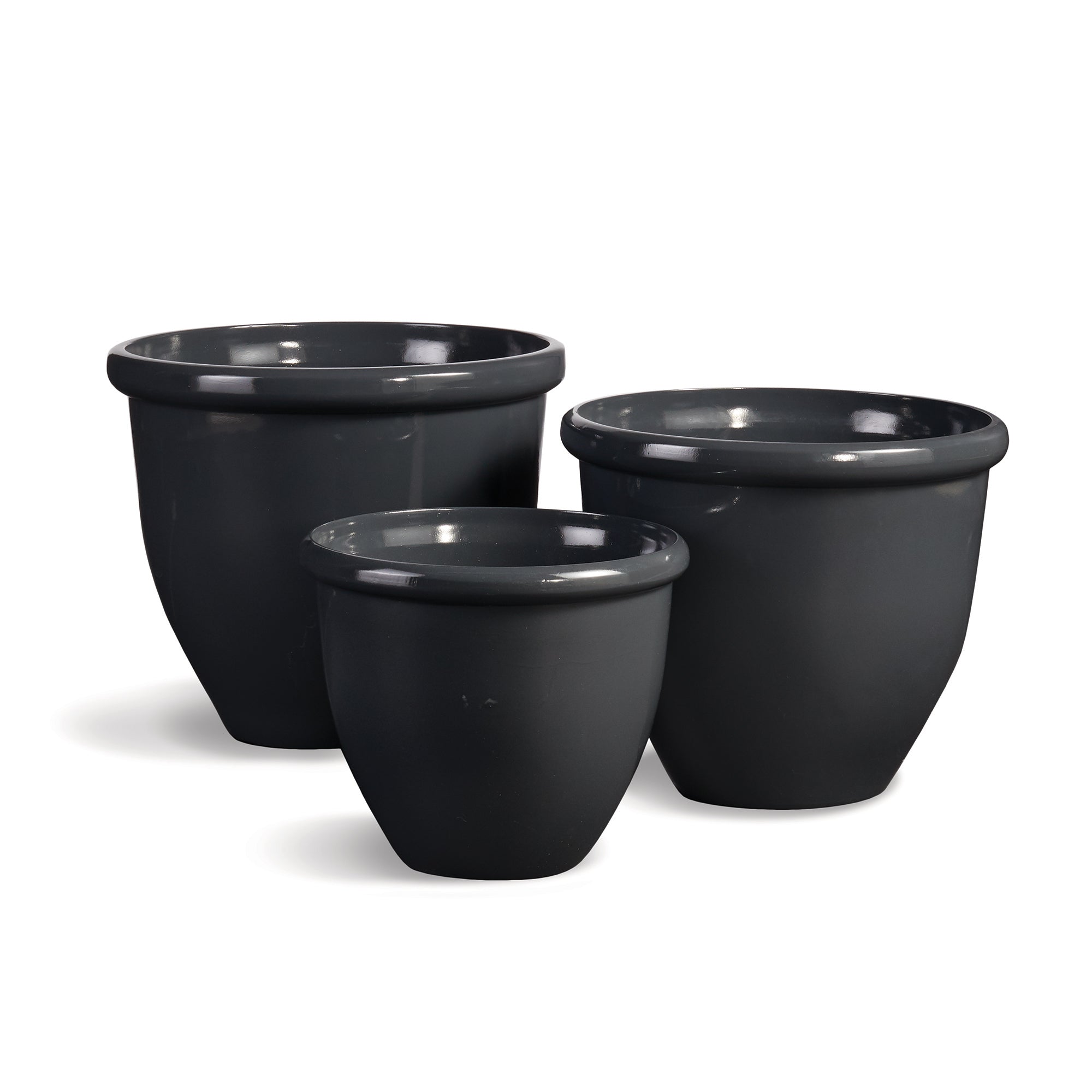 Glacien Garden Pots, Set of 3