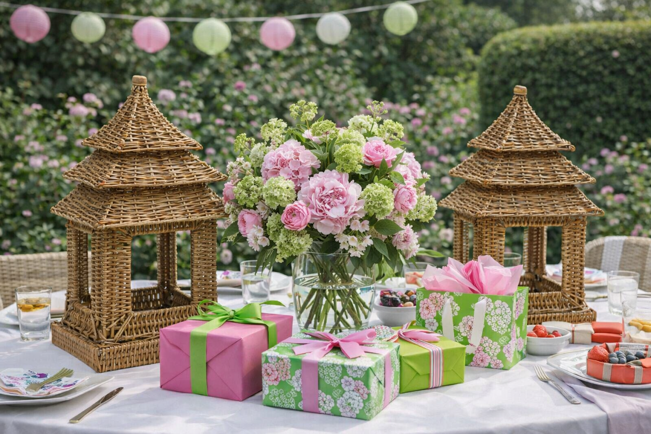 Square Wicker Pagoda (4 Sizes)