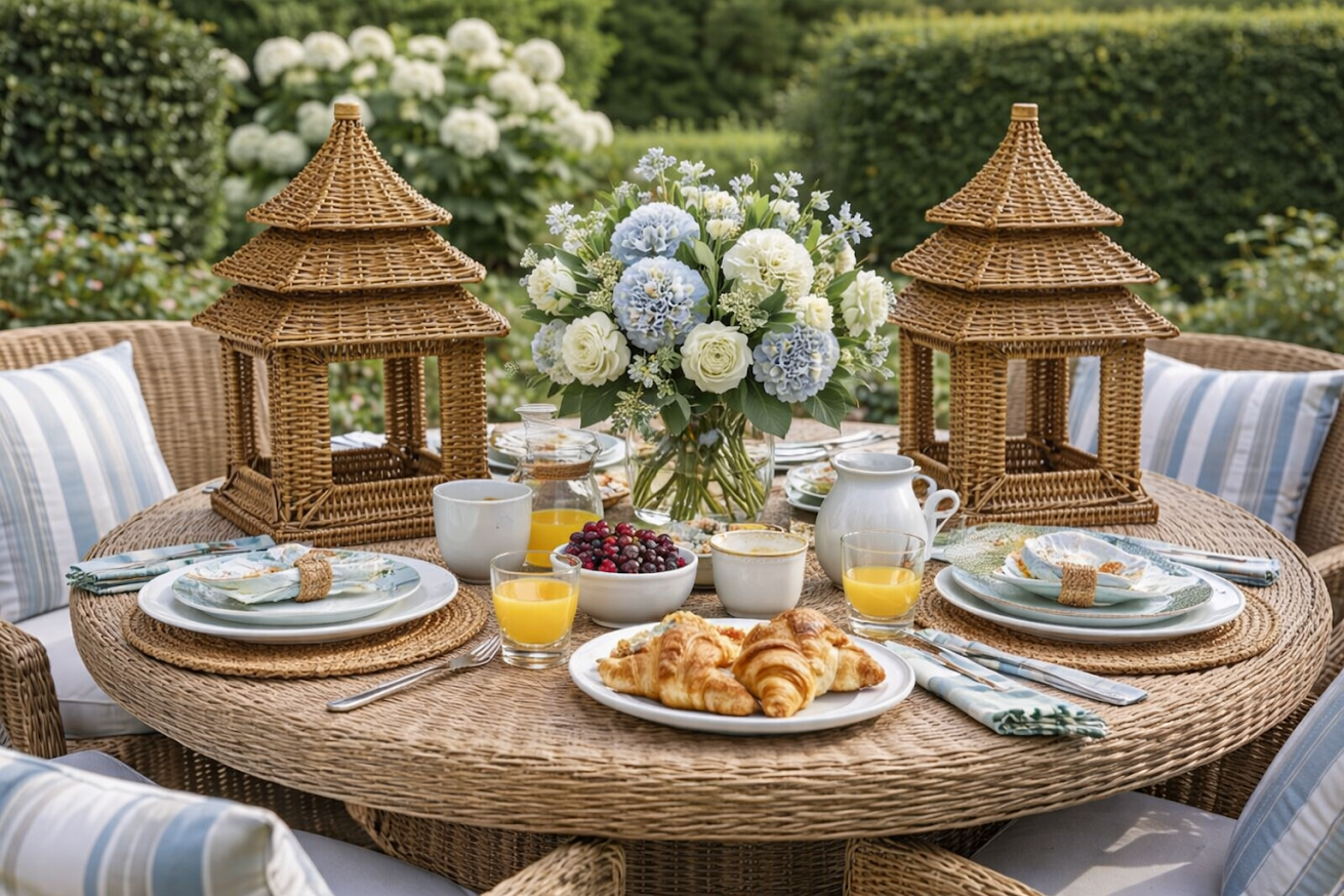 Square Wicker Pagoda (4 Sizes)