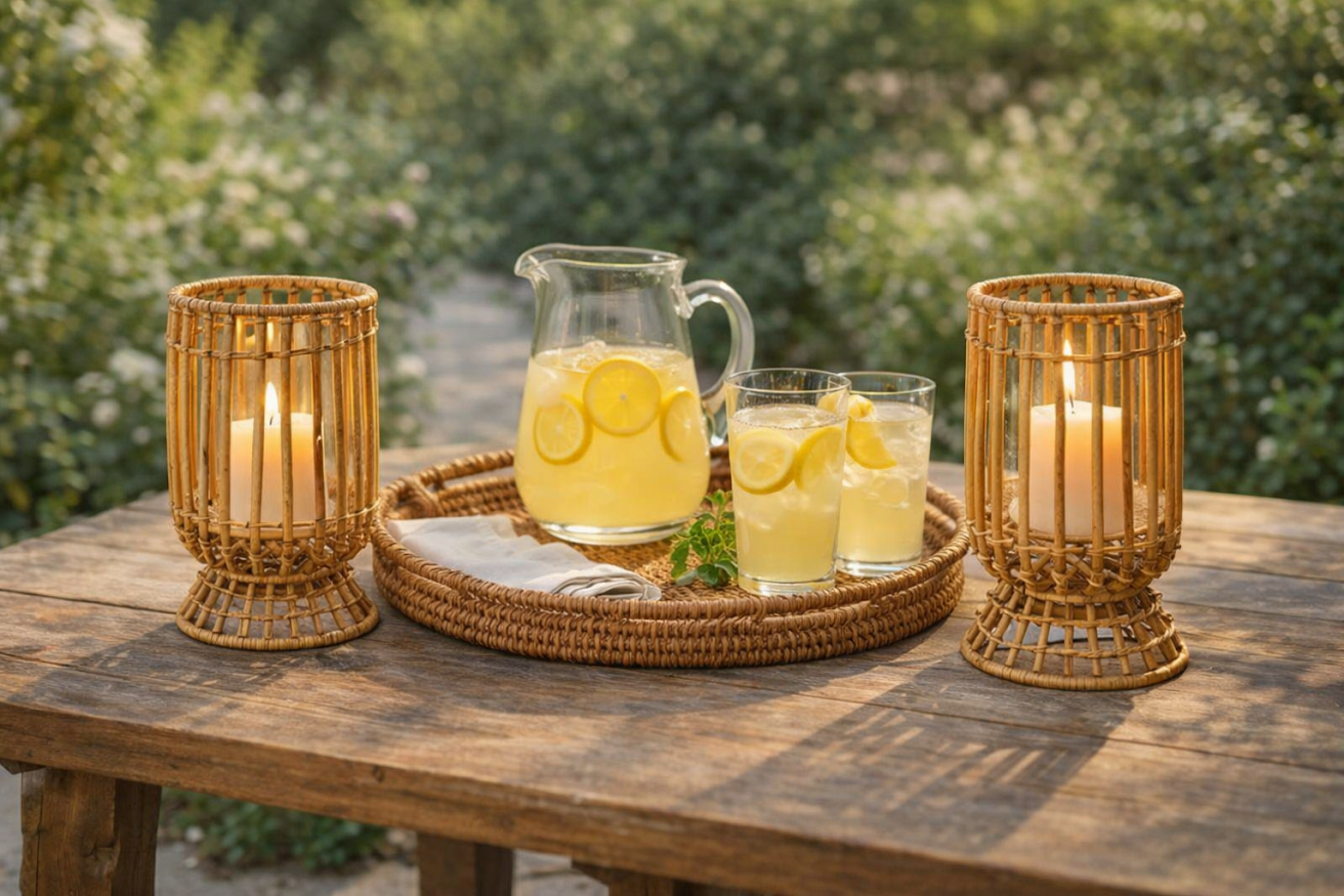 Bamboo Wicker Hurricane