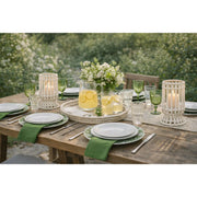 White Bamboo Wicker Hurricane