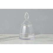 Glass Teardrop Jar, Lid
