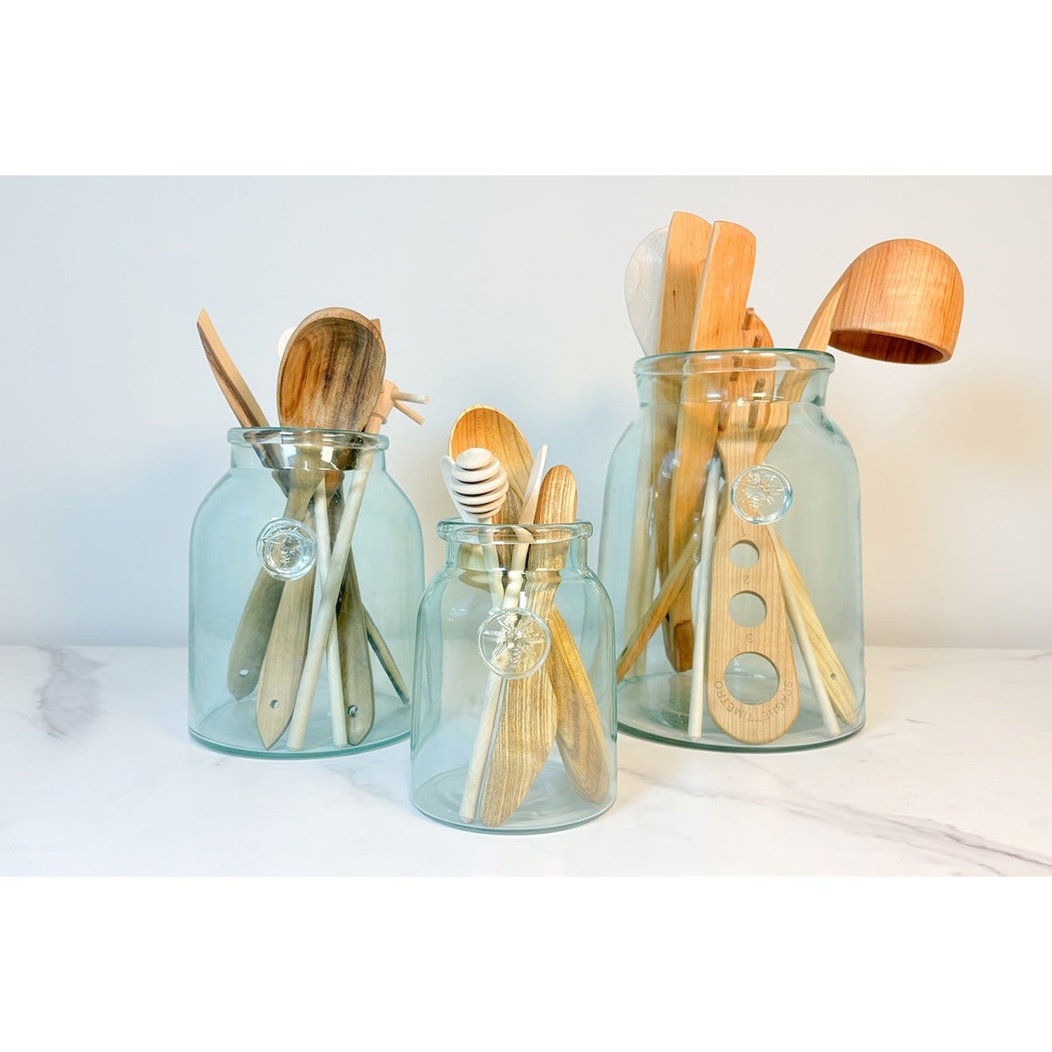 French Bee Mason Jar Vase