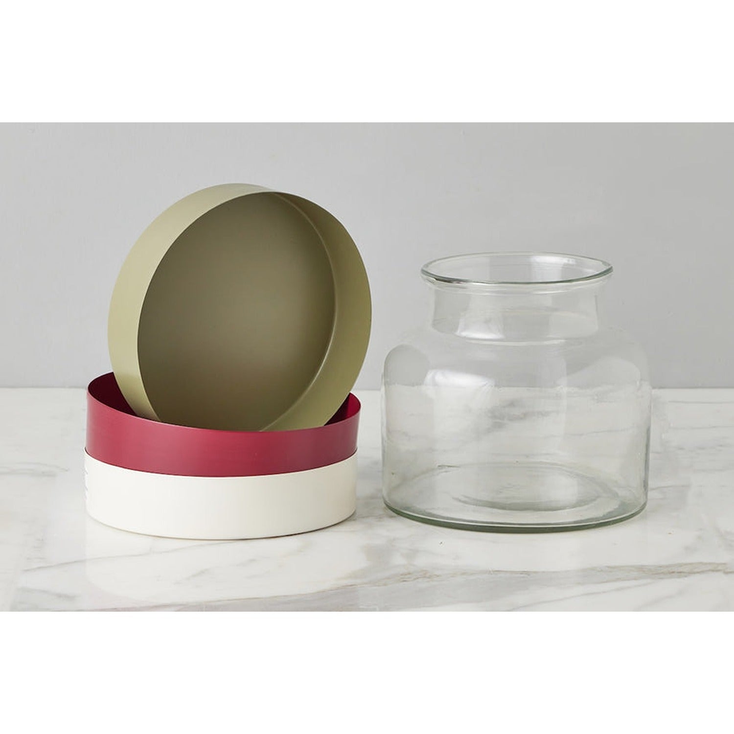 3-in-1 Glass Bloom Vase, Vineyard Color Set