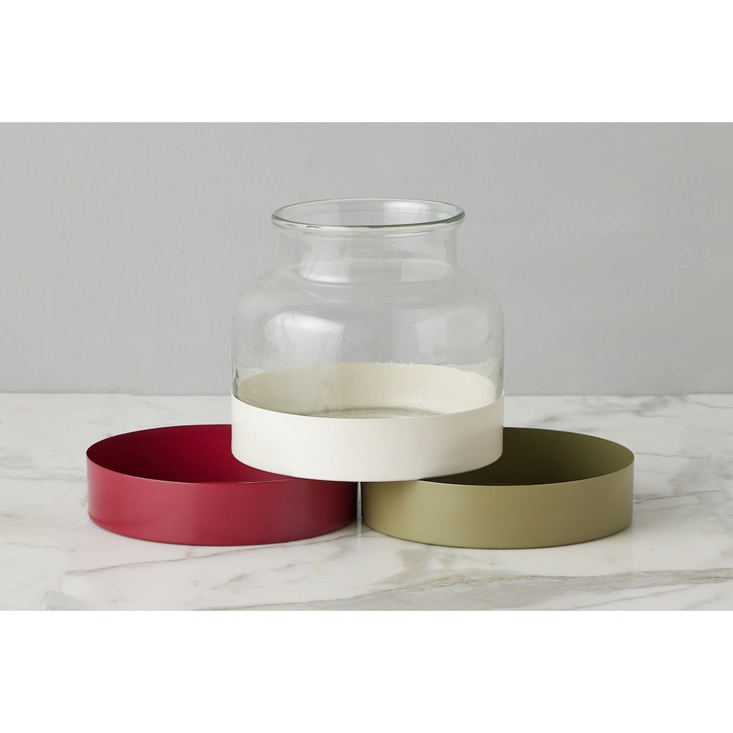 3-in-1 Glass Bloom Vase, Vineyard Color Set