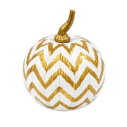 Gold Chevron Pumpkin