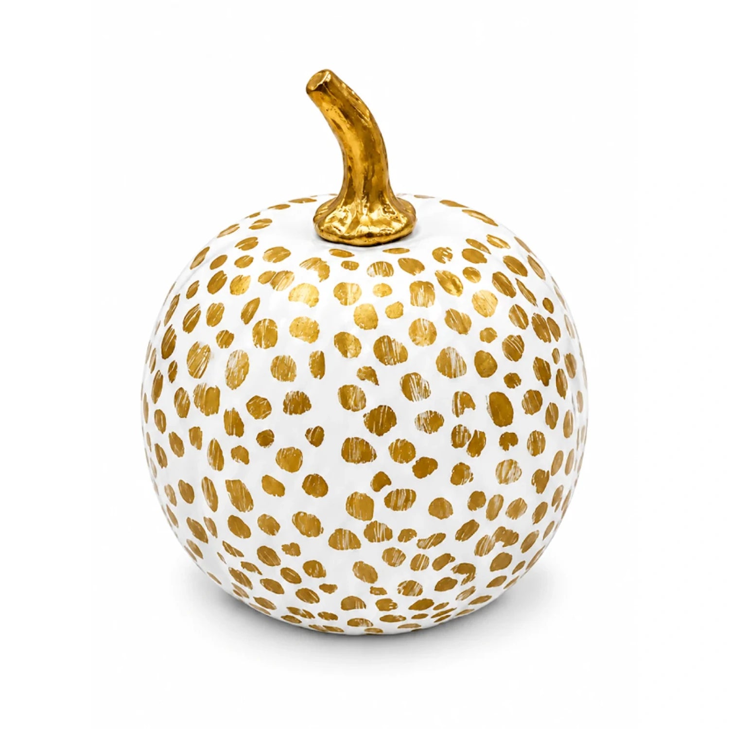 Gold Dotted Pumpkin