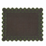 Georgina Placemat - Cocoa and Sage (Set of 4)