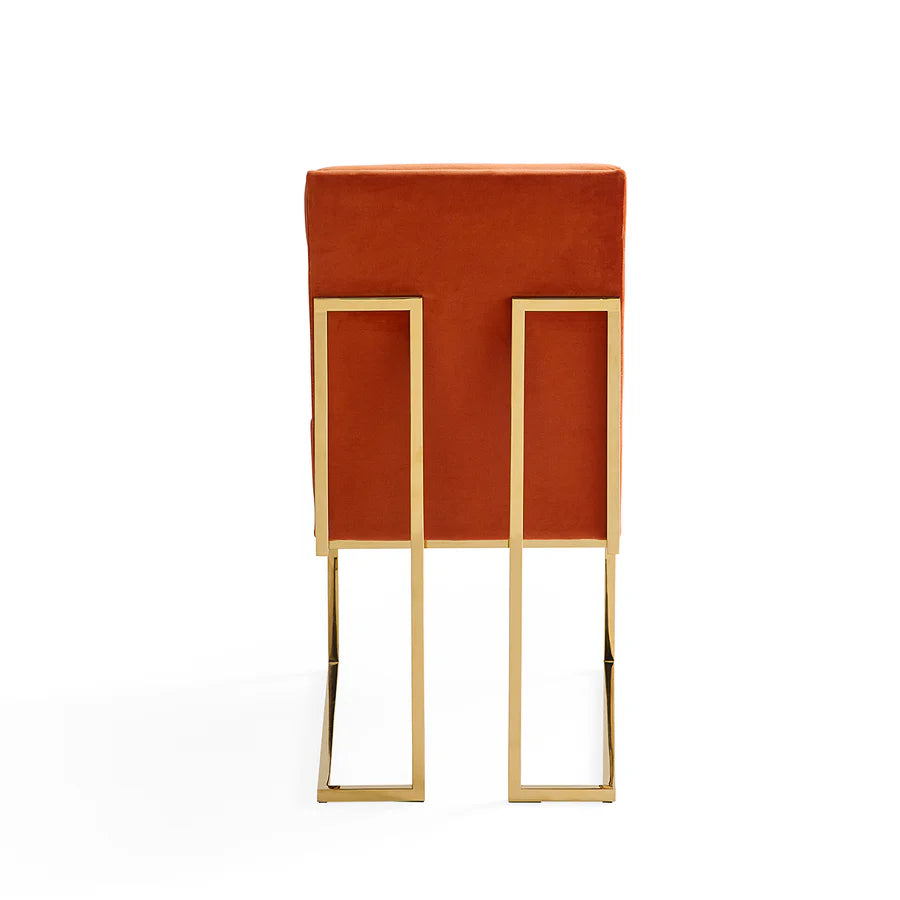 Channeled Goldfinger Dining Chair