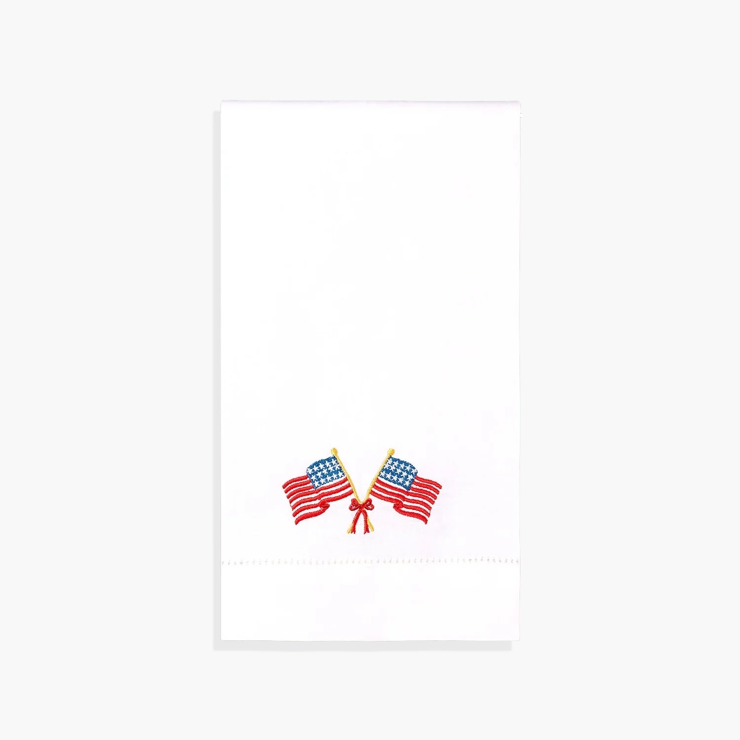 Crossed Flags Guest Towel Set of 8