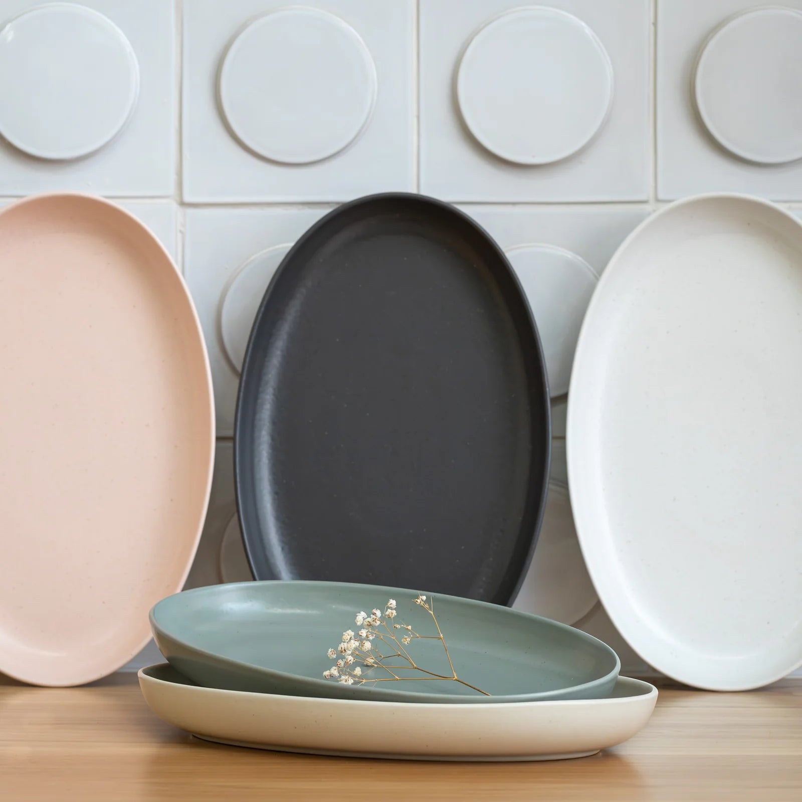 Pacifica Oval Platter 16"