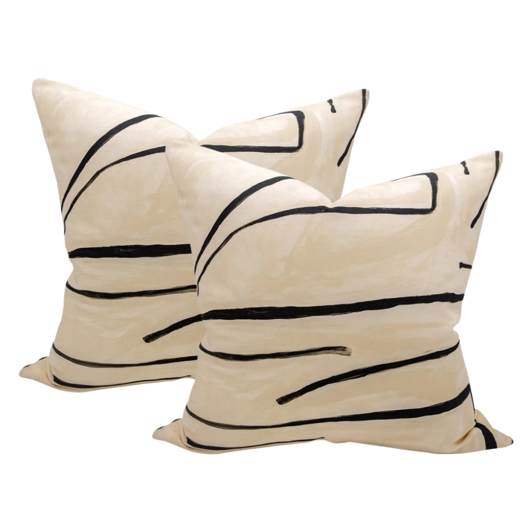 Graffito Linen - Set of 2